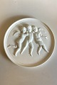 Royal 
Copenhagen 
Bisque Plate 
Three Flying 
Engels