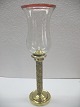 Hurricane lampe 
med originalt 
mundblæst og 
håndslebet 
glas. 
Fremstillet ca. 
1900. Højde 
46,5 cm. ...