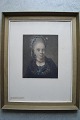 Peter Ilsted 
(1861-1933):
Portræt af ung 
pige af familen 
Maaløe, 1929.
Farvemezzotinte 
på ...