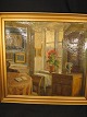 Painting.
interiors.
Sign E.v Bogh.
(Einar Villiam 
Bogh).
(born on 18 
December 1877 
death. ...