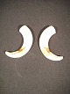 Wild pig teeth.
 price Dkr. 
650, -