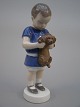 B&G 1747 Ole 
med gravhund 1. 
sort. H. 17cm