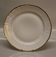 Bing & Grøndahl 
Offenbach 020 
Rundt fad 32 cm 
(376) Hvidt 
kantet porcelæn 
med bred 
guldkant.Bing 
...