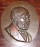 Johannes Hansen 
Portræt i 
bronze fra L. 
Rasmussens 
Bronzestøberi. 
Måler 23,6cm x 
19cm og er i 
...