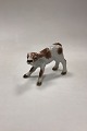 Lyngby Porcelain Figurine of Calf. Measures 10,5 cm x 15 cm and is in fine condition.