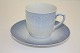 Bing & 
Grøndahl, 
Ballerina, Blåt 
porcelæn. 
Kaffekop med 
underkop. Højde 
6,8 cm. 
Diameter 7 cm. 
...