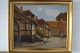 Lars Johansen 
(1877-1954):
"Deb Gamle 
Gård" i Faaborg 
- exteriør fra 
baggården.
Olie på ...