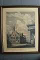 Jens Dragsbo 
(1886-1954):
Bispegården i 
København samt 
indgangspartiet 
til Vor Frue 
...