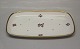 Bing & Grøndahl 
Roselil 096 
Bakke, aflang 
27 x 15 cm 
(364) Hvidt 
kantet porcelæn 
med bred ...
