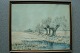 Jens Djelbo 
(1878-1966):
Vinterparti 
med vådområde 
og stynede 
træer.
Akvarel på 
papir.
Sign.: ...