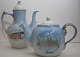 Bing & 
Grøndahl, 
Danmarkstellet.
Kaffekande 
deknr. 
301/3541. Motiv 
Charlottenborg 
og Kgs. ...