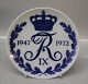 2 stk på lager
Kgl. 5038 
Mindeplatte 
Kong Frederik 
d. 9. 1947 - 
1972 
 fra Royal 
Copenhagen I 
...