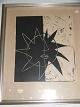 "Solstjerne"
Ukendt 
kunstner
Tryk/træsnit
H 38 x B 32 
cm.