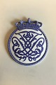 Royal 
Copenhagen 
Mindeplatte fra 
1906 RC-CM60. 
Måler 22 cm og 
er i god stand.