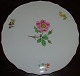 Meissen Porcelæn Stort Rundt Serveringsfad med Rose Design