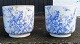 Aluminia 
urtepotter, 
type B, 
produceret 
1881-1901, 
dekorationen 
hedder Fyn, 
blåt kobbertryg 
og ...