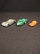 3 plastik biler 
miniature.
Rød bil: kr. 
125,-
grønd bil kr. 
solgt
Grå Bil. 75,-