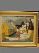 Painting.
coastal town.
Sign. Svend 
Nielsen.62 x 52 
cm inclusiv 
frame.
Price USD. 139 
-
This ...