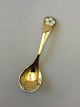 Georg Jensen 
Årske 1971 i 
forgyldt 
Sterling Sølv. 
Måler 15 cm.