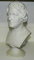 Royal Copenhagen bust in biscuit by Bertel Thorvaldsen