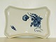 Royal 
Copenhagen Blue 
Flower Curved, 
tray for a 
sugar bowl and 
a creamer.
The factory 
mark ...