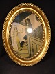 Beautiful oval 
frame 
H: 35 cm. B: 
27.5 cm.