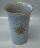 Royal Copenhagen Craquelé, (Crackelure)748-4025 RC Vase grey and gold 18.5 cm