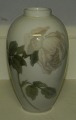 Flowers Decorated Royal Copenhagen vase in porcelain
