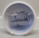 Royal 
Copenhagen 
2909-2528 RC 
Round Bowl with 
Kronborg 
Elsinore Castle 
21 cm In mint 
and nice ...