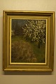 Here you are 
offered an oil 
on canvas. 
Swiss 
landscape, 
trees in 
blossom by 
Maurice REDARD 
...