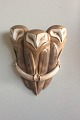 Royal 
Copenhagen Art 
Nouveau Wall 
pocket vase 
with 3 owls No 
274. Measures 
25,5cm and is 
in ...