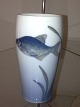 Royal Copenhagen Art Nouveau Vase med Fish No 1213/984