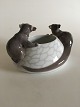 Royal 
Copenhagen Art 
Nouveau Bowl 
with two Otters 
No 601. 
Measures 20cm / 
7/8" and is in 
good ...