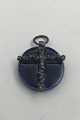 Royal 
Copenhagen / 
Anton Michelsen 
Cross Pendant 
in Sterling 
Silver and 
porcelain. 
Measures 3cm 
...