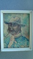 Aksel Lundgreen 
(1908-89):
Portræt af 
italiensk, 
rygende mand 
fra Genova 
1949.
Akvarel på ...