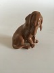 Bing & Grøndahl 
Figur Gravhund 
No 1755. Måler 
7 cm og er i 
god stand.