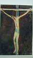 John Sparre 
Christensen 
(1921-99):
Den 
Korsfæstede 
Kristus 1959.
Pastel/oliekridt 
på ...