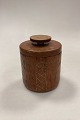 F. Hingelberg Tobacco tin in sterling silver and wood. Measures 14 cm x 11 cm / 5.52 in. x 4.34 ...