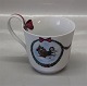 1 sæt på lager 
177.501-487.2 
Jingle Bells 
Krus - kop med 
høj hank 10,5 
cm  og underkop 
17,3 cm ...