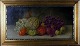 Oil on canvas, 
still life with 
fruit and 
vegetables. 
Approximately 
1900. Monogram 
"B". Unknown 
...