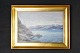 Evelyn 
Thorbjørn 
(1911-85)
Scene from 
Greenland with 
hunter in the 
fjord.
Oil on ...