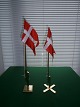 2 stk. 
flagstænger m. 
nye flag i 
messing. 
Flagstang m. 
firkantet fod 
er 50cm høj. 
Flagstang m. 
...