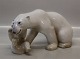 1 pcs 1st
Bing and 
Grondahl B&G 
2239 Polar bear 
with cub 14 x 
26 cm Marked 
with the three 
Royal ...