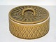 Bing & Grondahl 
/Nissen/Kronjyden 
Relief 
stoneware, 
lidded bowl.
Designed by 
Jens Harald ...