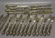 Unknown ? EPNS 
Silverplated 
and stainless 
steel with 
heavy handle. 
24 knives and 
forks sold ...