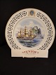 Ship plate.
Windjammer No. 
5
Scene 
Full-Rigged 
"Amerigo 
Vespucci", 
Italy. is NO 5 
in a series ...