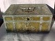 Frisian 
ironcase with 
decorated 
brass. Approx. 
year 1800. 
Height 21 cm. 
Width 41 cm. 
Depth 28 cm.