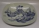 Bjorn Wiinblad 3107 Nymoelle Plate 22 x 28 cm "Salute " Blue