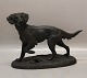 786 
Gordonsetter 
Sort Glaseret 
Lauritz Jensen 
24 x 33 cm 
August 1904  
Keramik fra P. 
Ipsens Enke ...