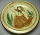 Plate, signed: 
Munk, Holte.